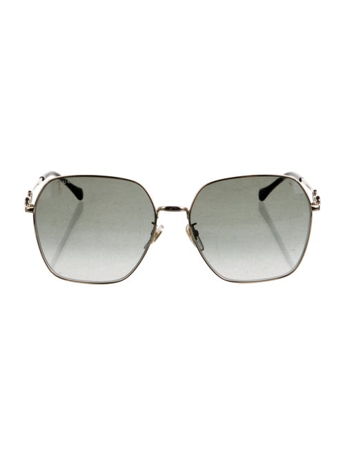 Gucci Horsebit Accent Aviator Sunglasses