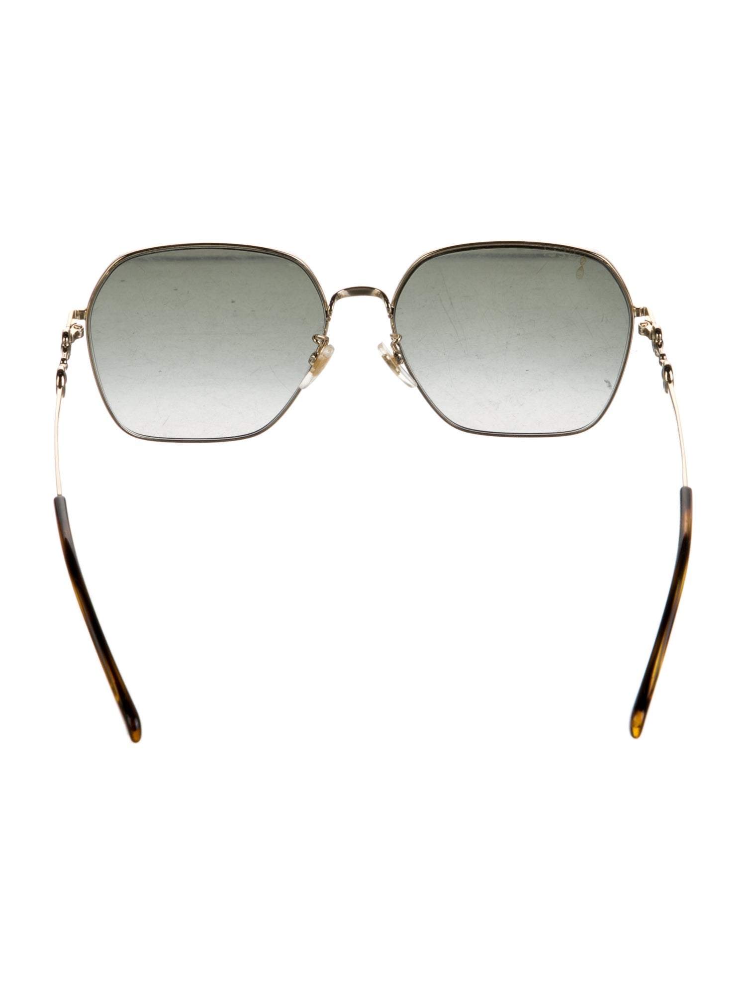 Gucci Horsebit Accent Aviator Sunglasses