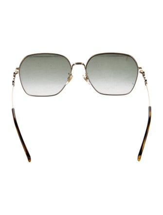 Gucci Horsebit Accent Aviator Sunglasses