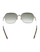 Gucci Horsebit Accent Aviator Sunglasses
