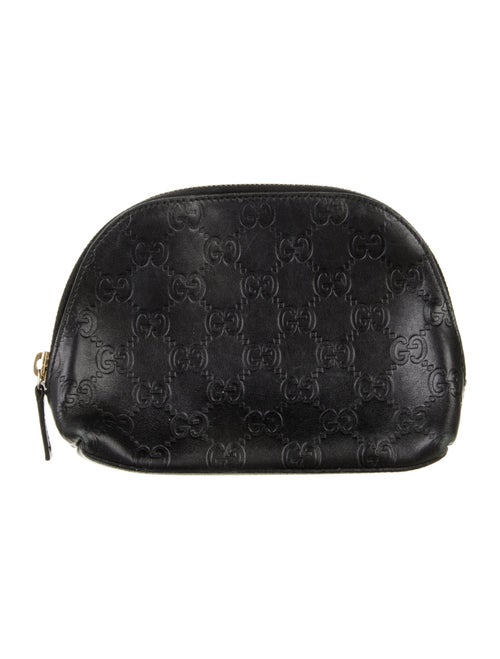 Gucci Embossed Leather Cosmetics Pouch