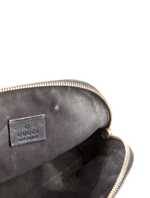 Gucci Embossed Leather Cosmetics Pouch