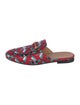 Gucci Horsebit Accent Printed Mules