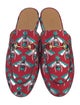 Gucci Horsebit Accent Printed Mules