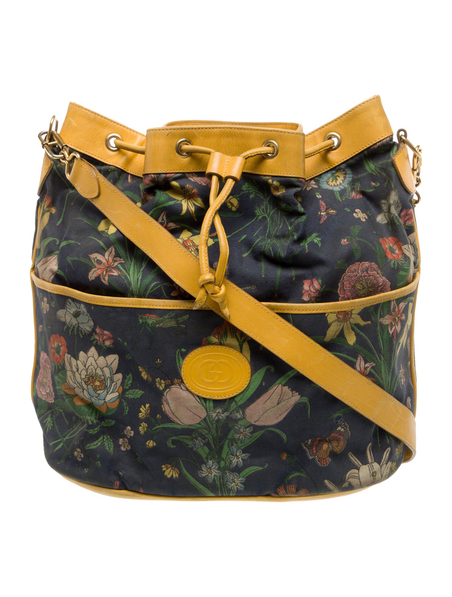 Gucci Leather Bucket Bag