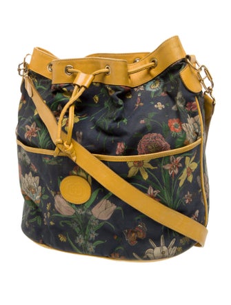 Gucci Leather Bucket Bag