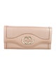 Gucci Interlocking G Logo Leather Continental Wallet