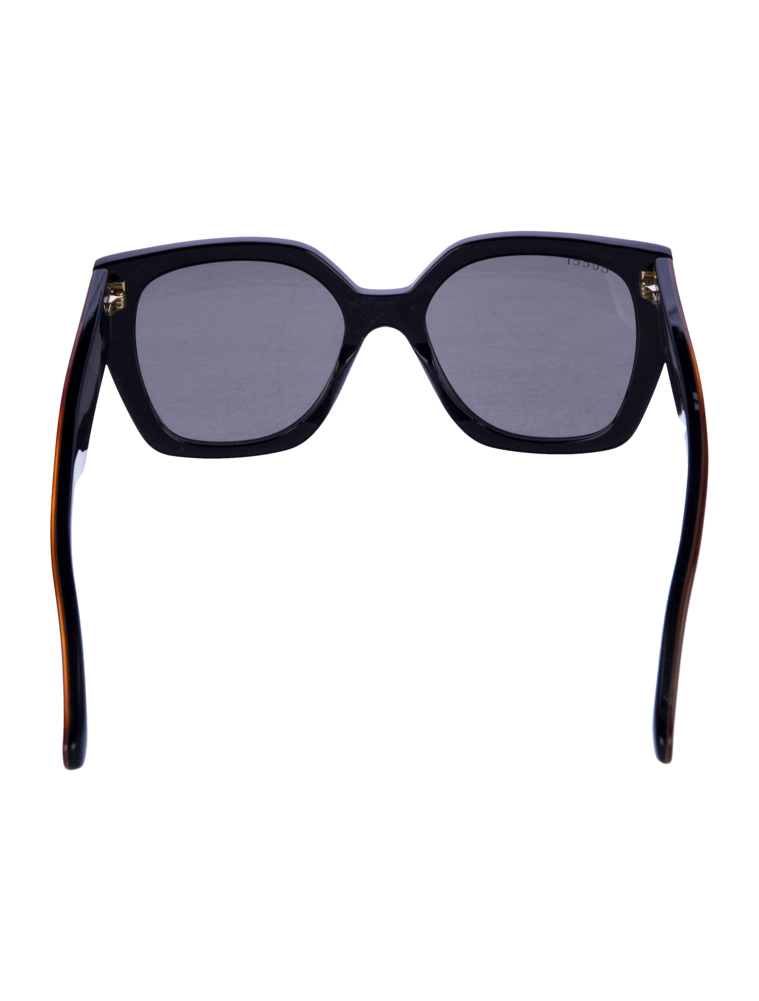 Gucci Interlocking G Logo Wayfarer Sunglasses