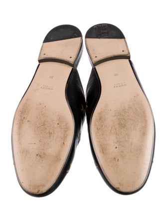 Gucci Horsebit Accent Leather Mules