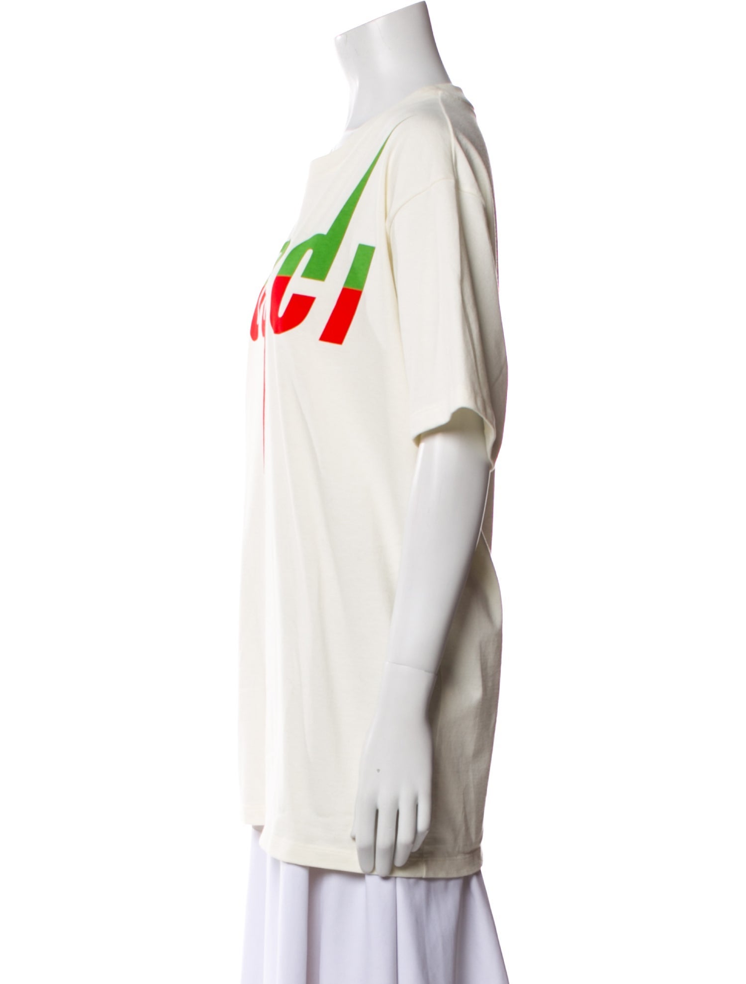 Gucci Graphic Print Crew Neck T-Shirt