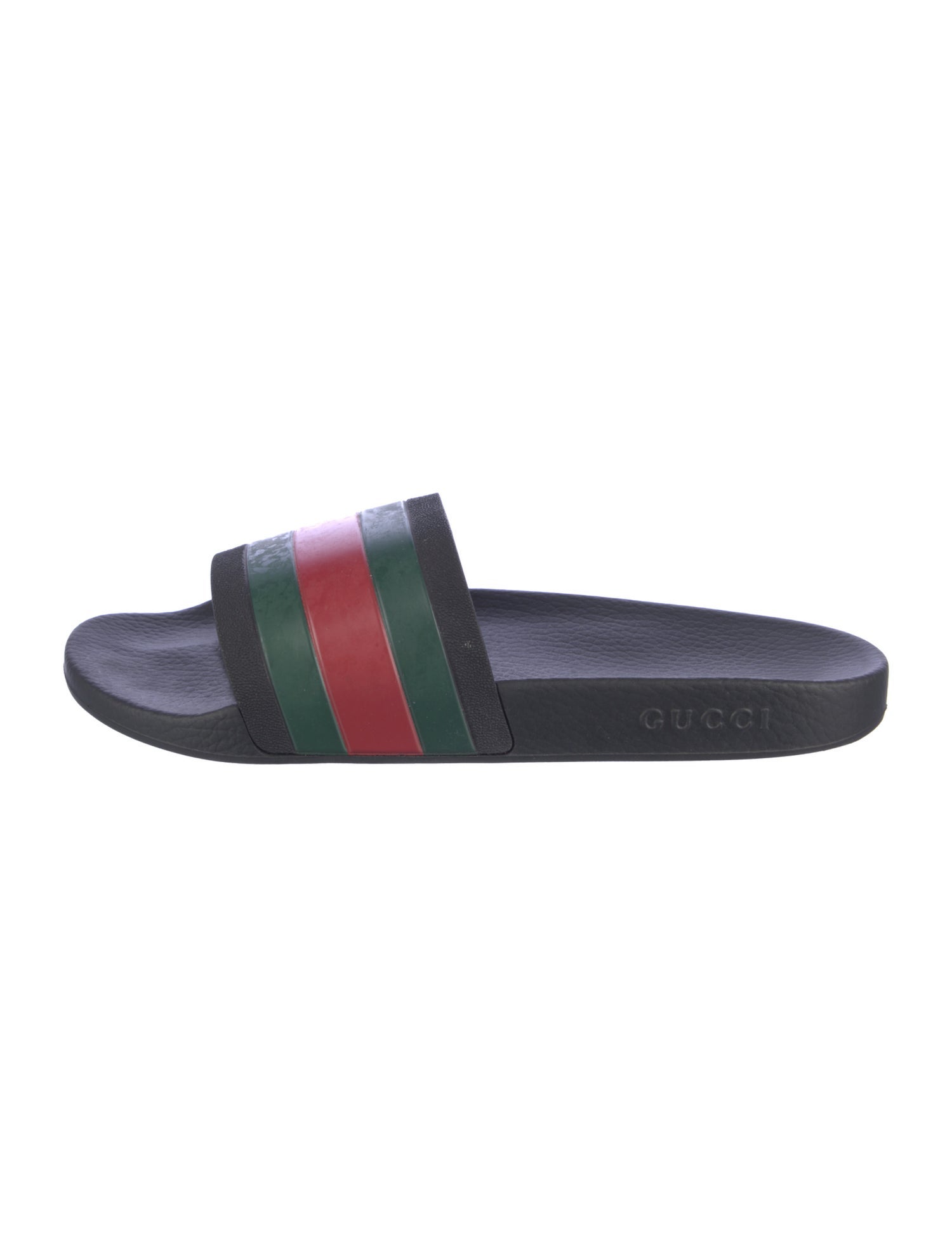 Gucci Rubber Striped Slides