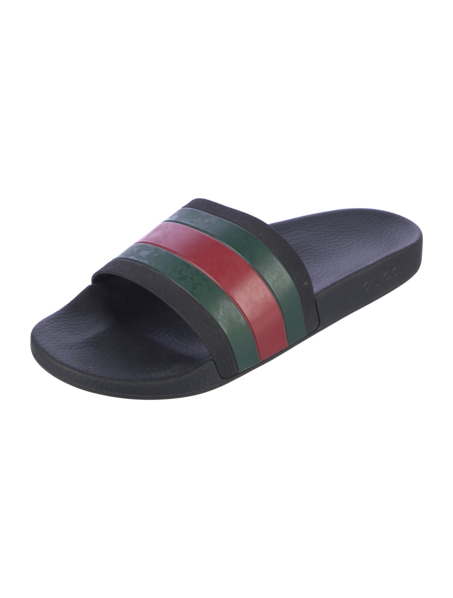 Gucci Rubber Striped Slides