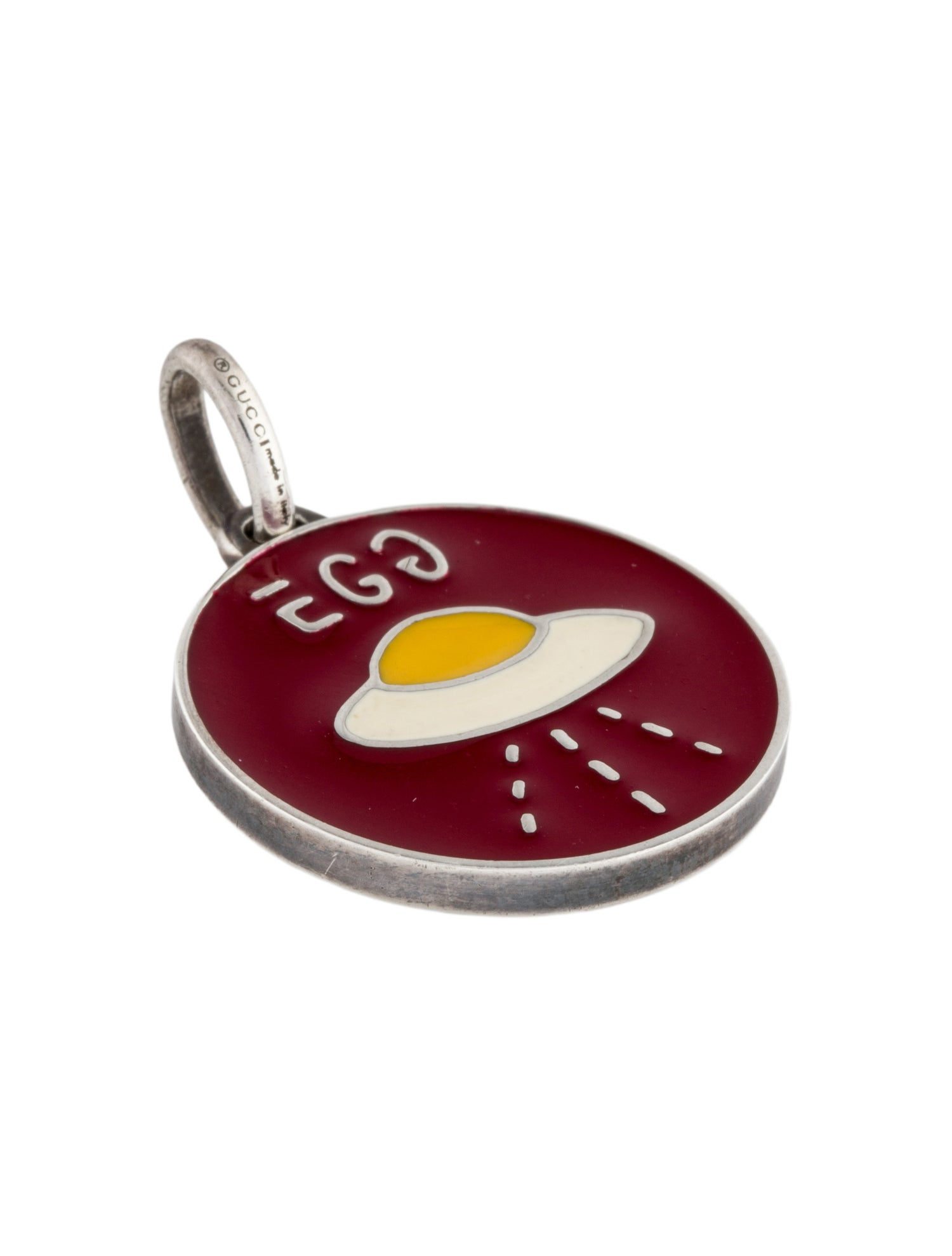 Gucci Enamel Egg UFO Pendant