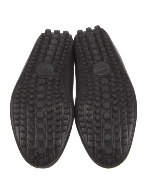 Gucci Web Accent Leather Drivers