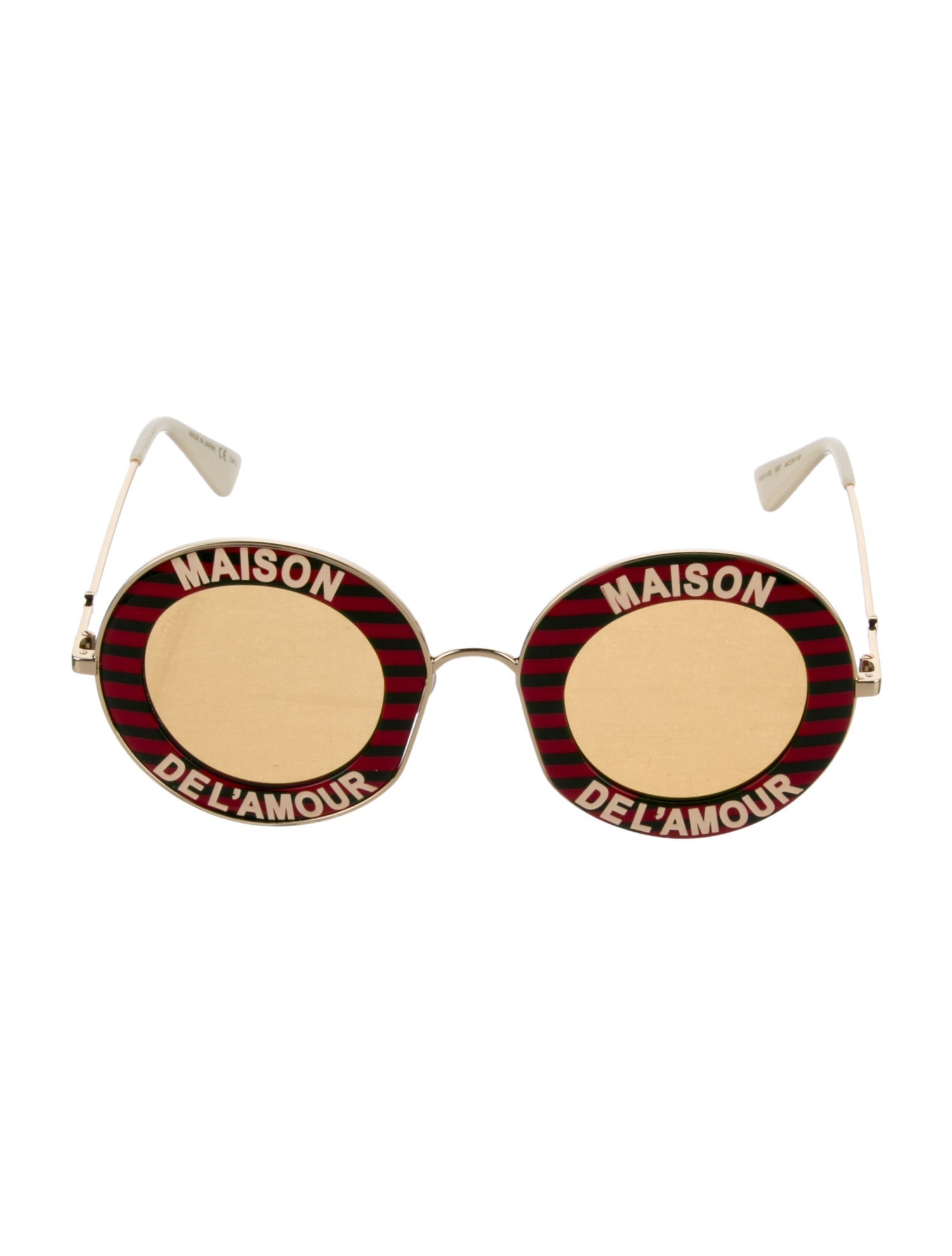Gucci Web Accent Cat-Eye Sunglasses