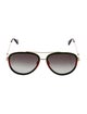 Gucci Aviator Gradient Sunglasses