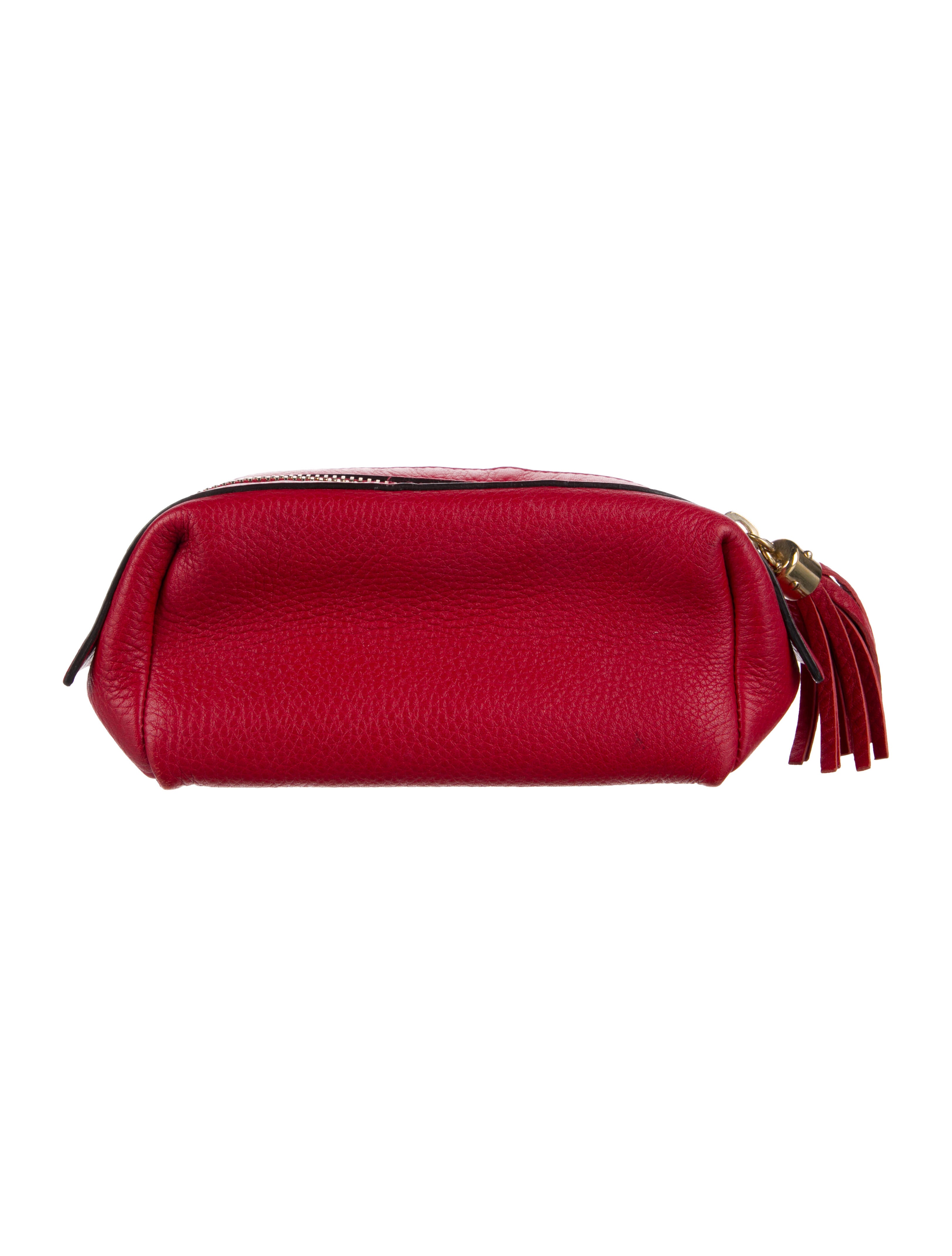 Gucci Leather Cosmetic Bag