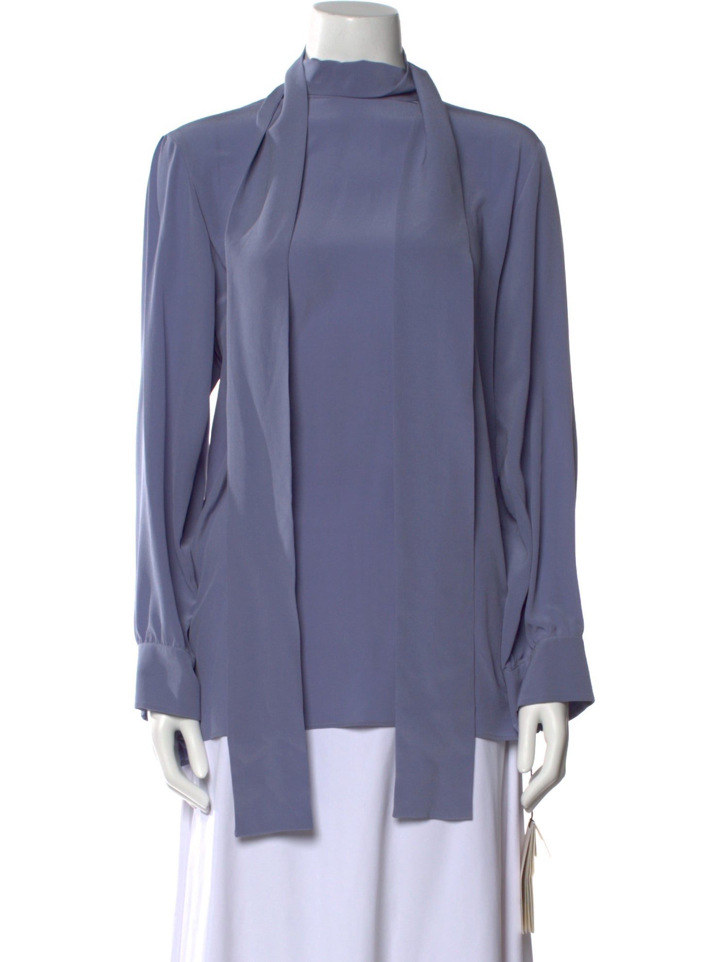 Gucci Silk Mock Neck Blouse