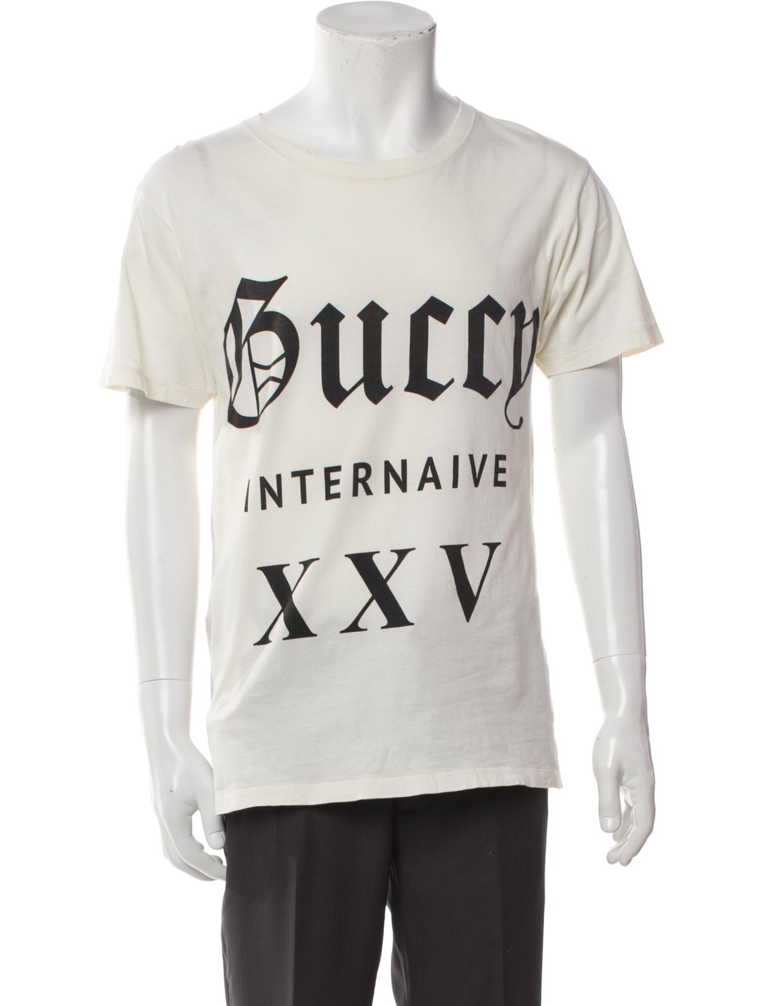 Gucci Graphic Print Crew Neck T-Shirt