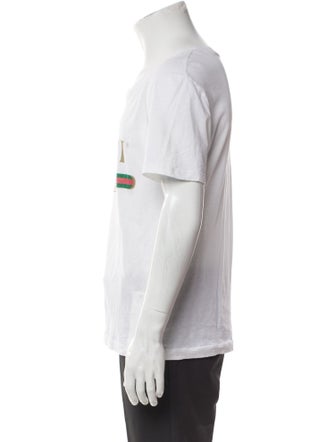 Gucci Web Accent Scoop Neck T-Shirt