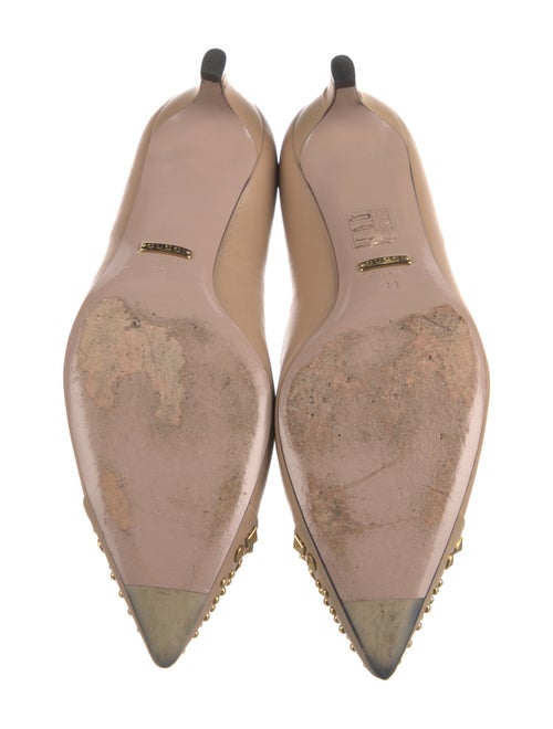 Gucci Rockstud Accents Leather Pumps