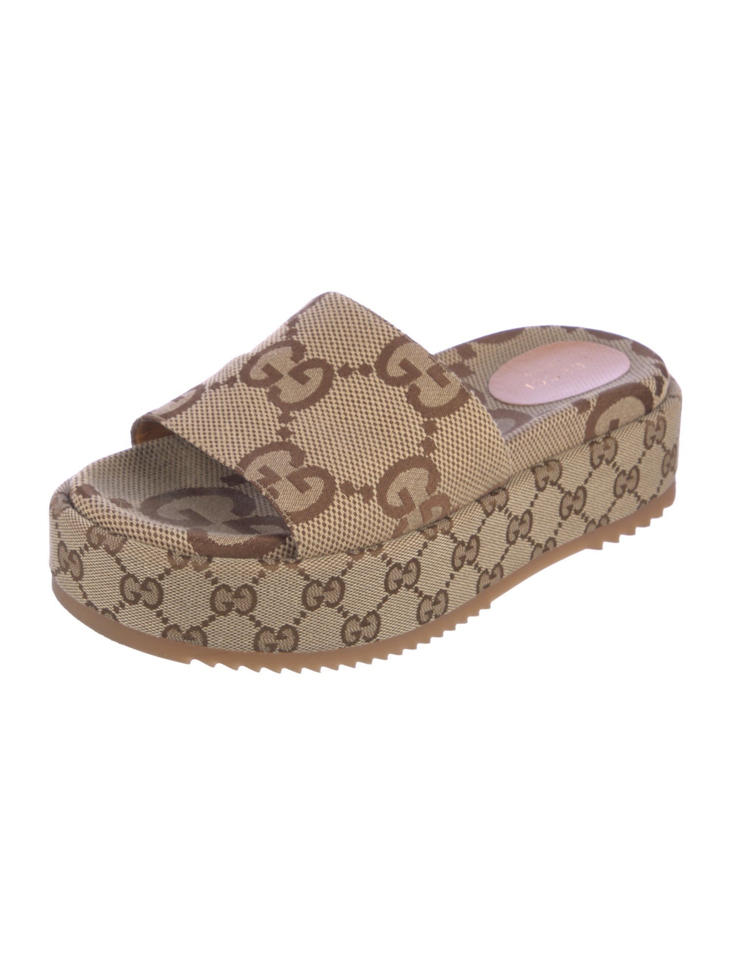 Gucci GG Canvas Canvas Slides