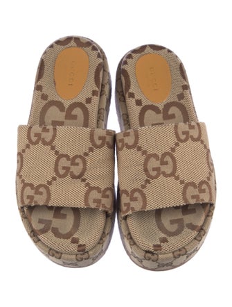 Gucci GG Canvas Canvas Slides