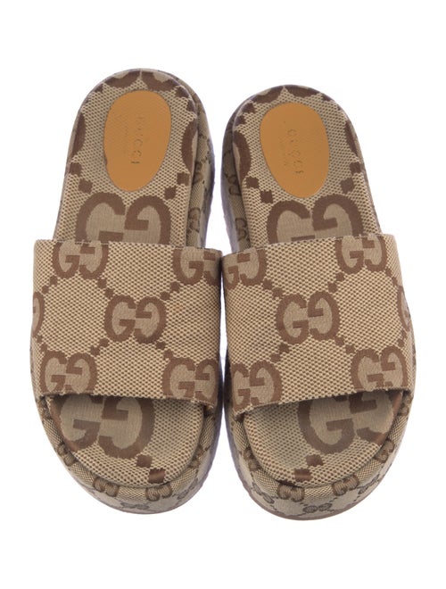 Gucci GG Canvas Canvas Slides