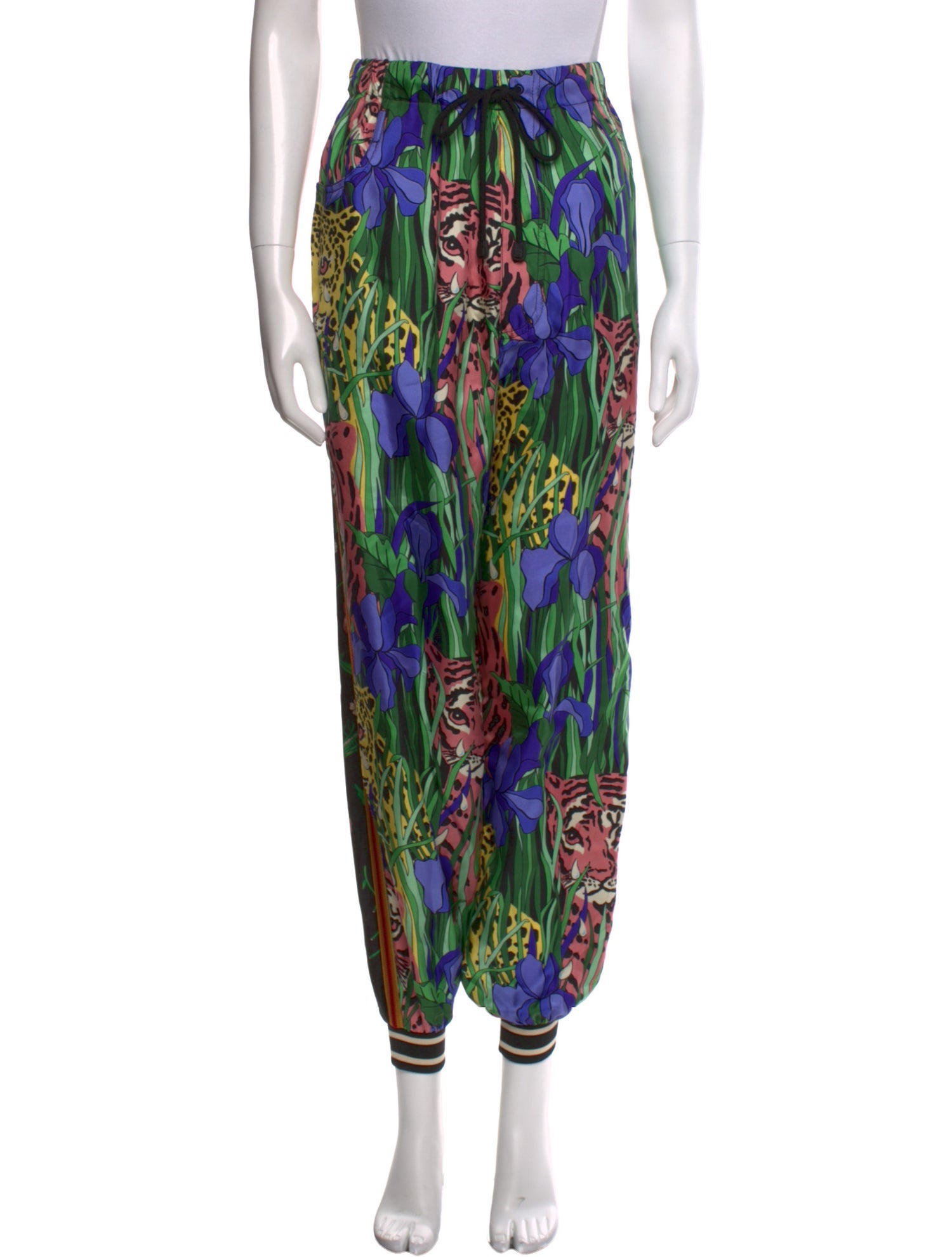 Gucci Silk Wide Leg Pants