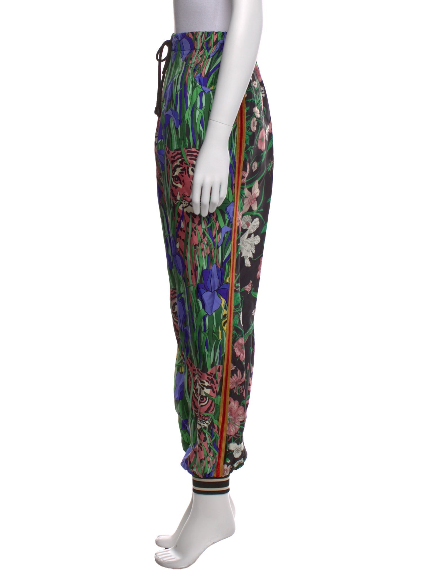 Gucci Silk Wide Leg Pants