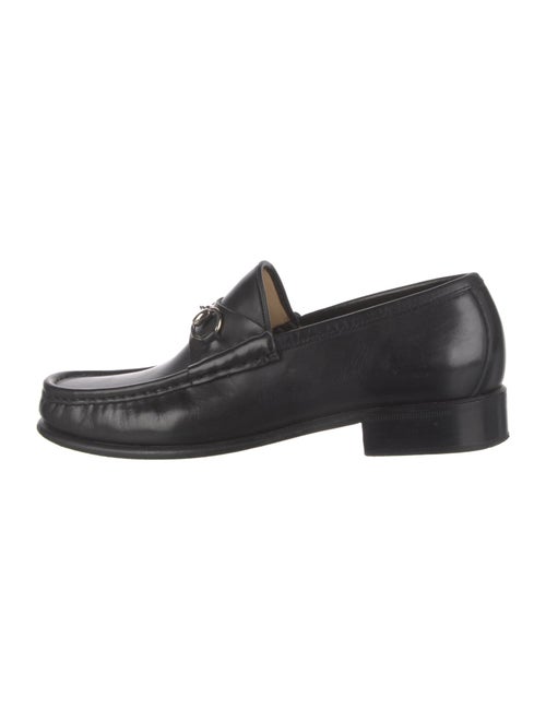 Gucci Horsebit Accent Leather Loafers