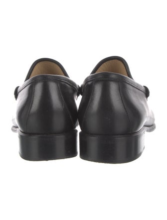 Gucci Horsebit Accent Leather Loafers
