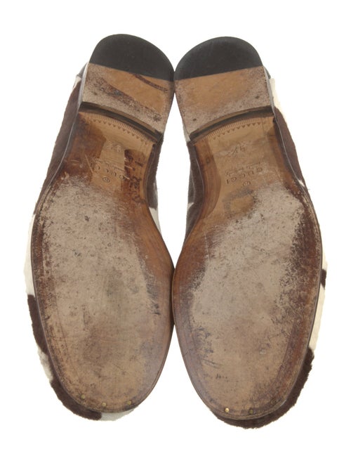 Gucci Ponyhair Animal Print Dress Loafers