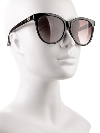 Gucci Interlocking G Logo Oversize Sunglasses