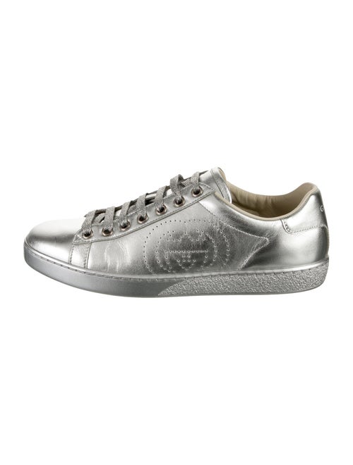 Gucci Interlocking G Logo Leather Sneakers