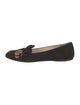 Gucci Double G Logo Suede Ballet Flats