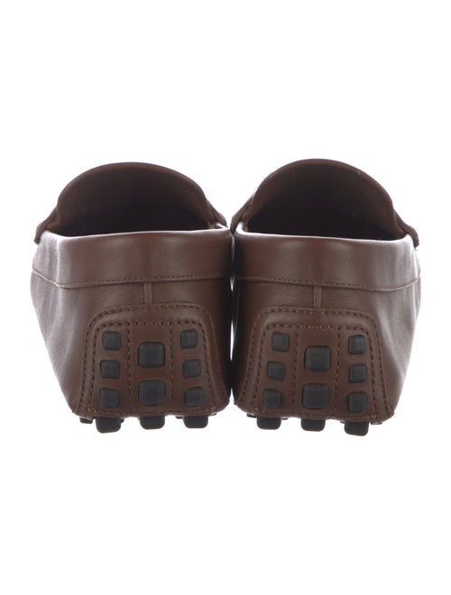 Gucci Interlocking G Logo Leather Drivers