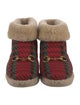 Gucci Horsebit Accent Wool Boots