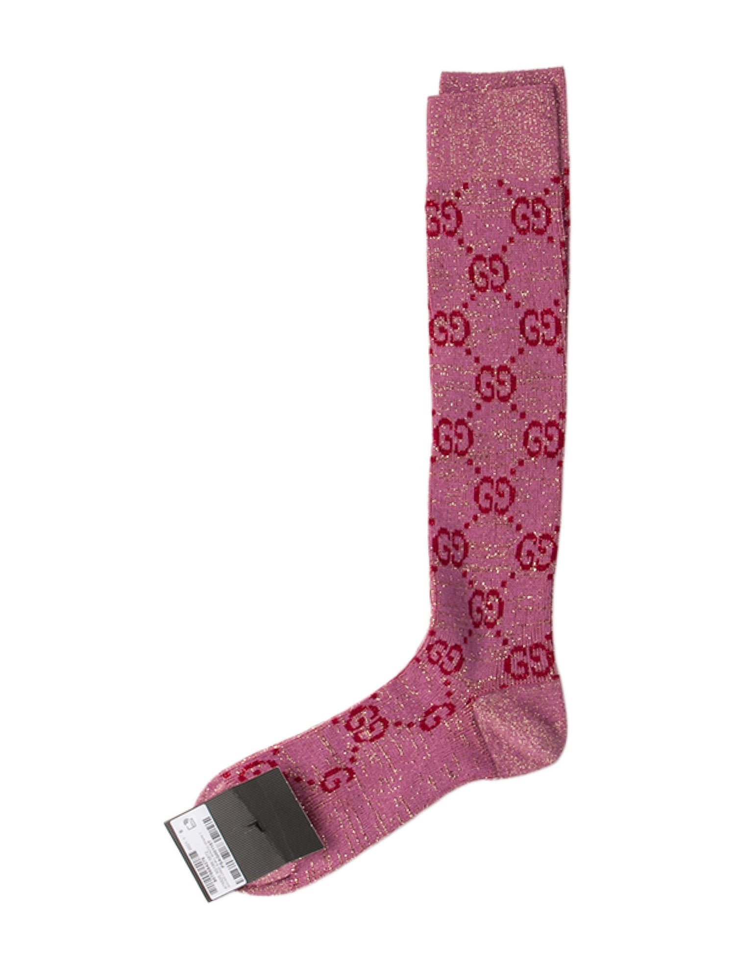 Gucci Cotton GG Print Socks w/Tags