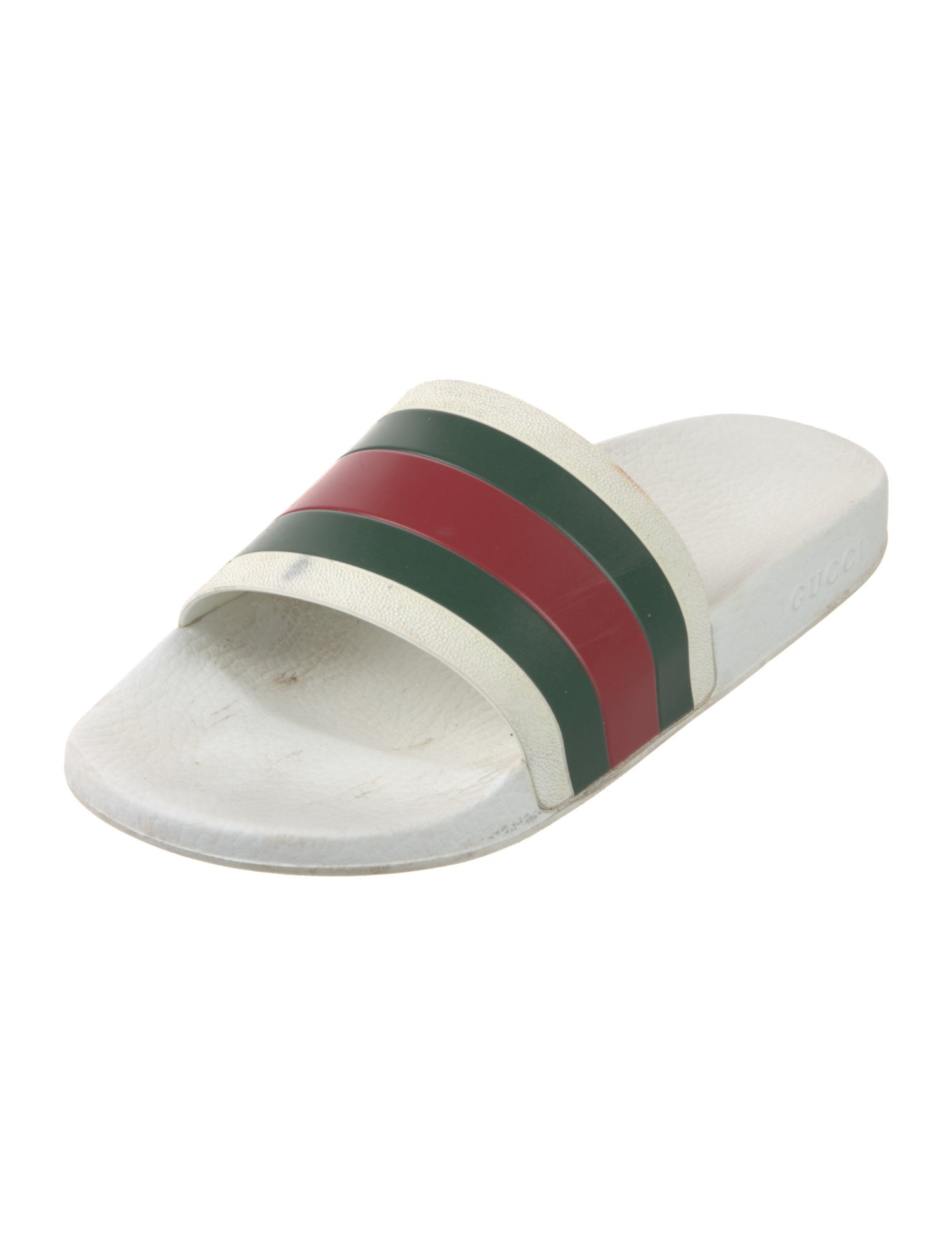Gucci Web Accent Rubber Slides