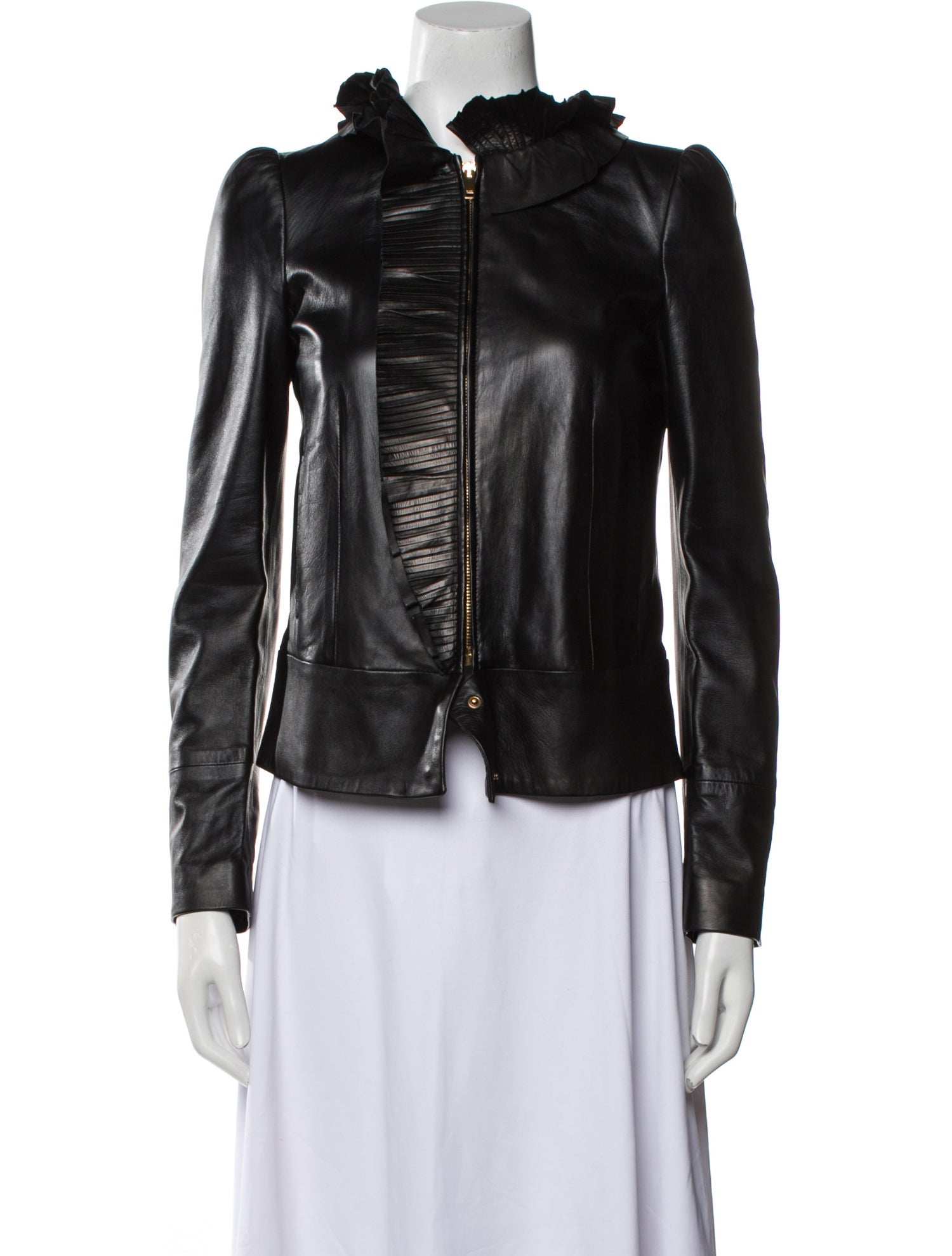 Gucci Late 2000's - Early 2010's Leather Biker Jacket