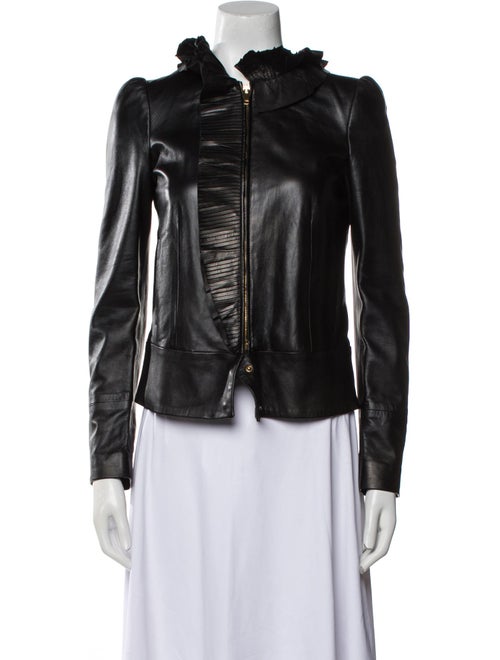 Gucci Late 2000's - Early 2010's Leather Biker Jacket