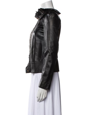 Gucci Late 2000's - Early 2010's Leather Biker Jacket