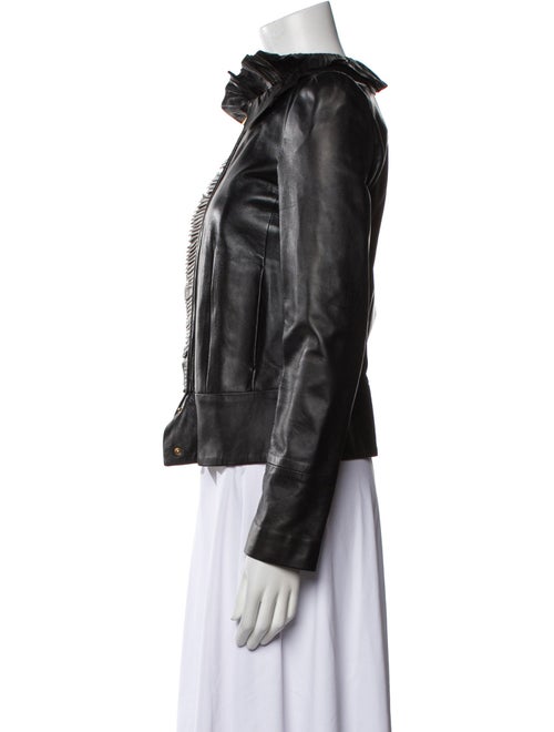 Gucci Late 2000's - Early 2010's Leather Biker Jacket