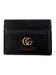 Gucci Web Accent Leather Card Holder