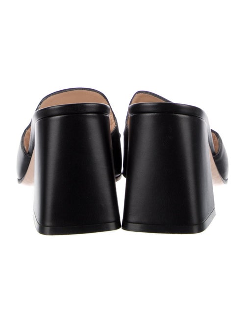 Gucci Horsebit Accent Leather Slides