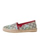 Gucci GG Supreme Leather Trim Embellishment Espadrilles