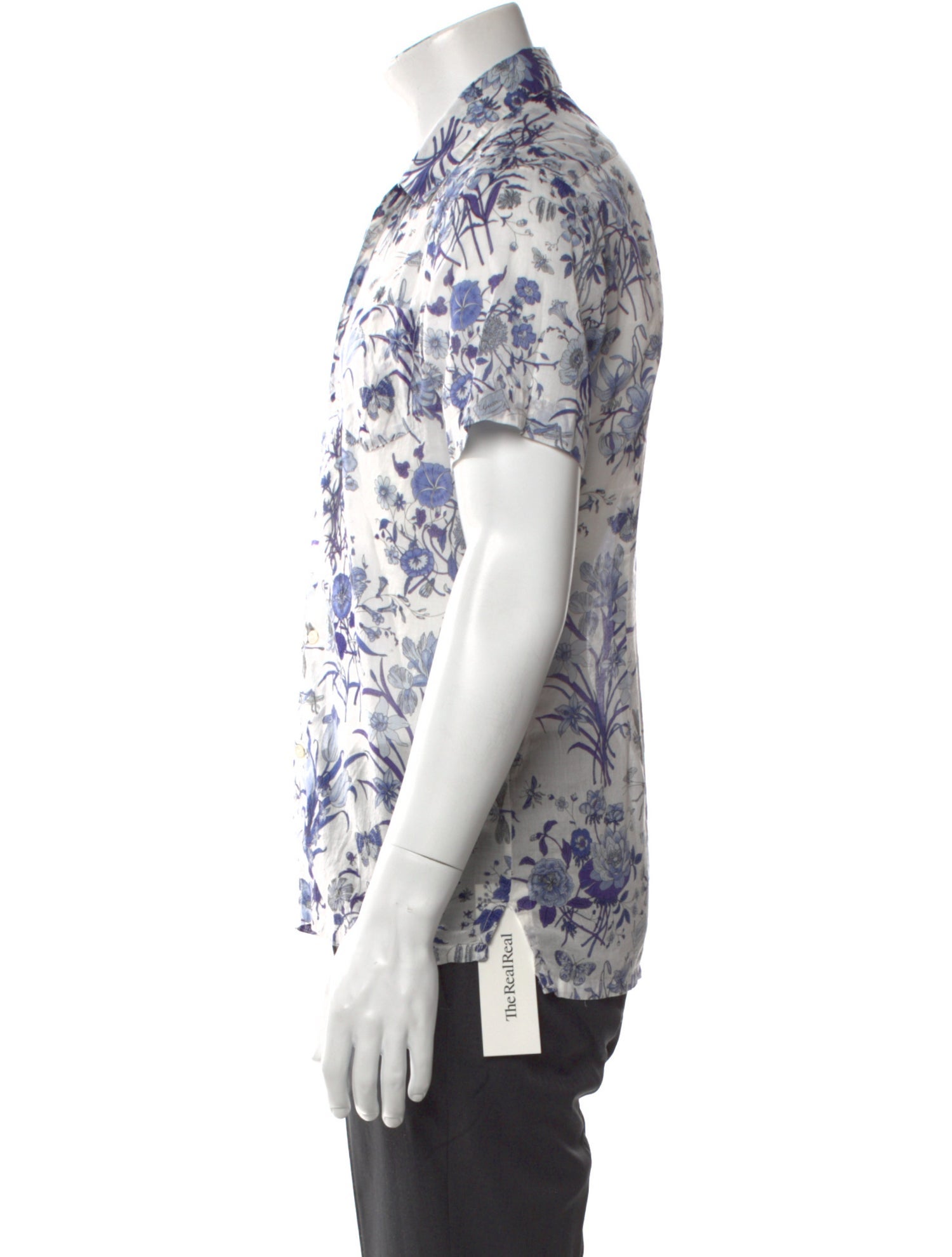 Gucci Floral Print Short Sleeve Shirt