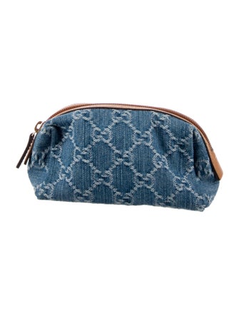 Gucci Women's Denim Cosmetic Bag