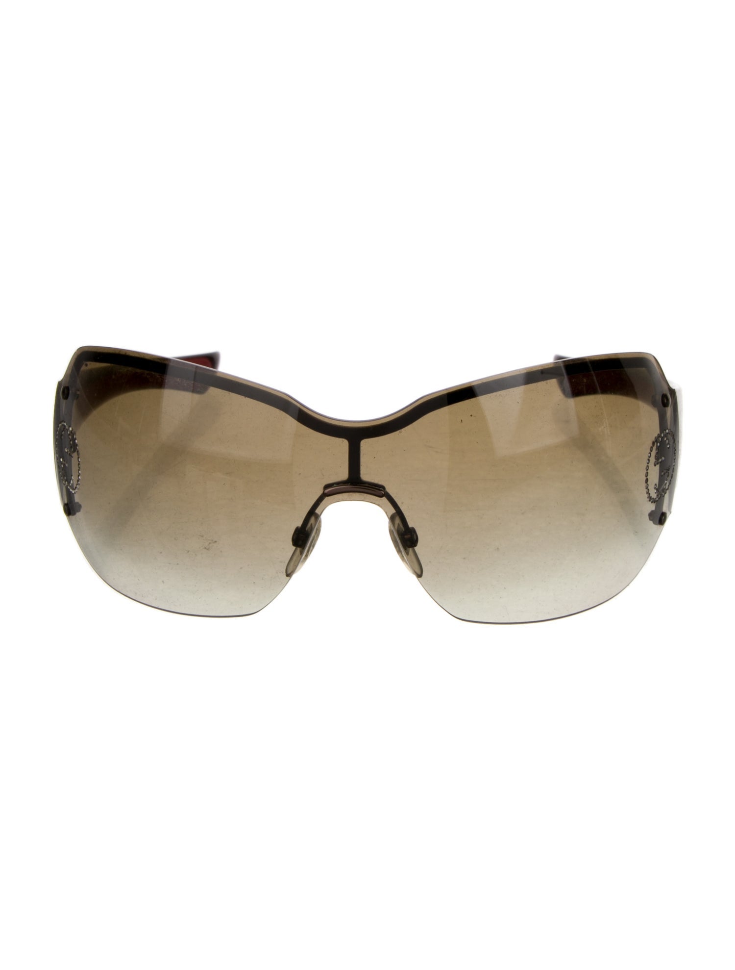 Gucci Sukey Logo Shield Sunglasses